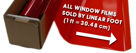 ALL WINDOW FILMS SOLD BY LINEAR FOOT ALL WINDOW FILMS SOLD BY LINEAR FOOT